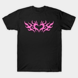 pink y2k heart tramp stamp T-Shirt